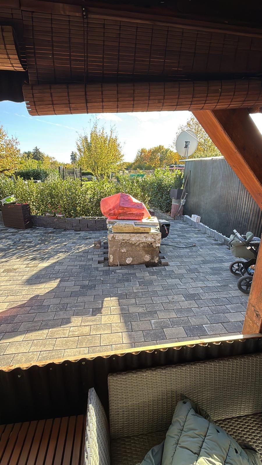 Terrassenbau – Pflasterarbeiten